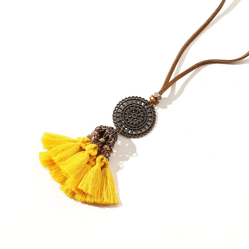 Boho Sundry Color Tassel Pendants
