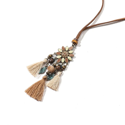 Boho Sundry Color Tassel Pendants