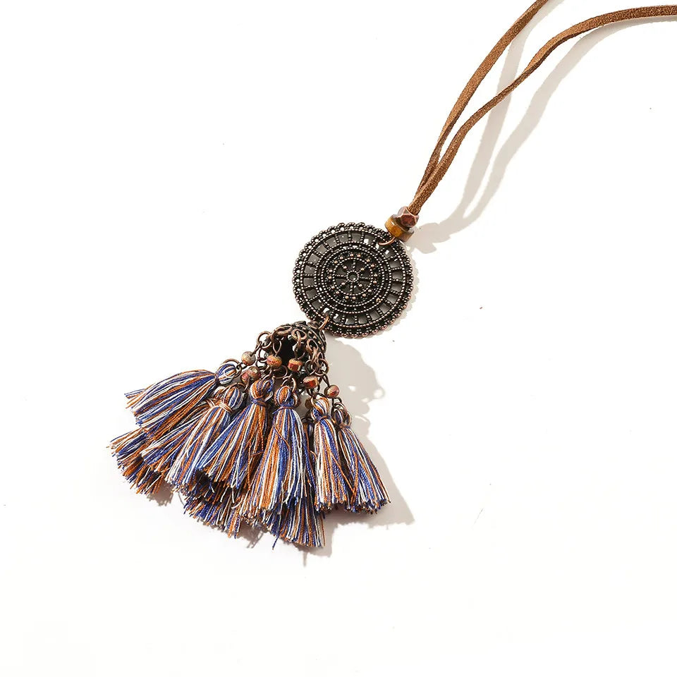 Boho Sundry Color Tassel Pendants