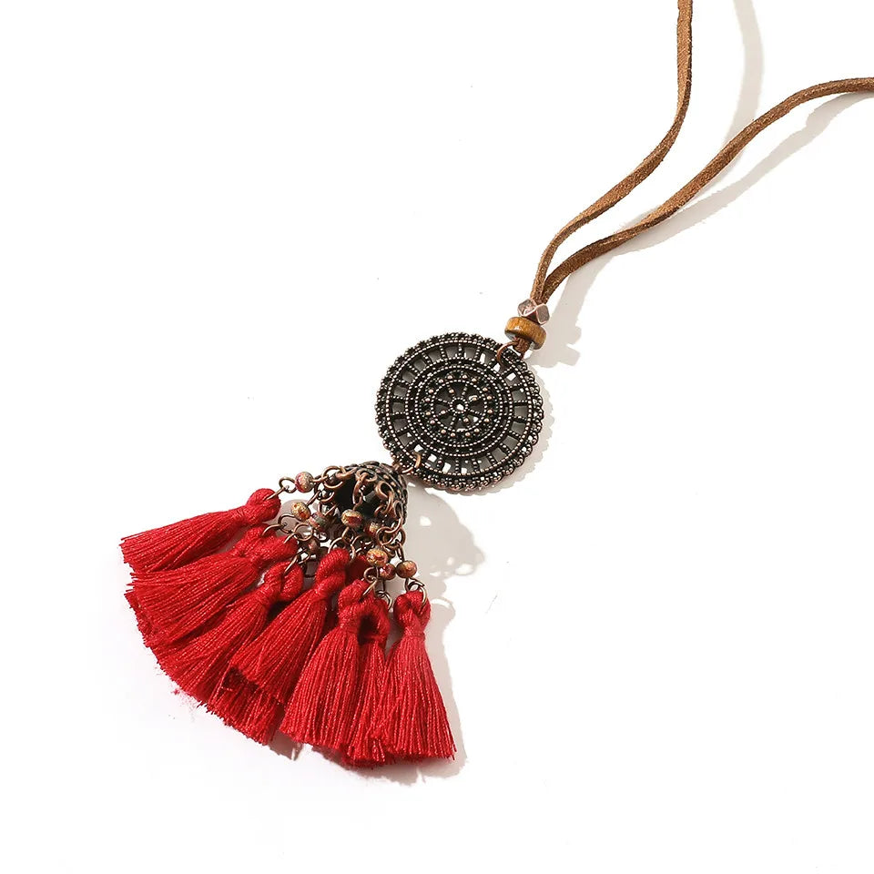 Boho Sundry Color Tassel Pendants