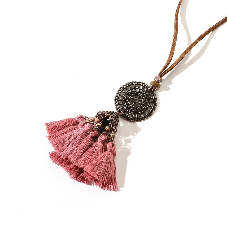 Boho Sundry Color Tassel Pendants