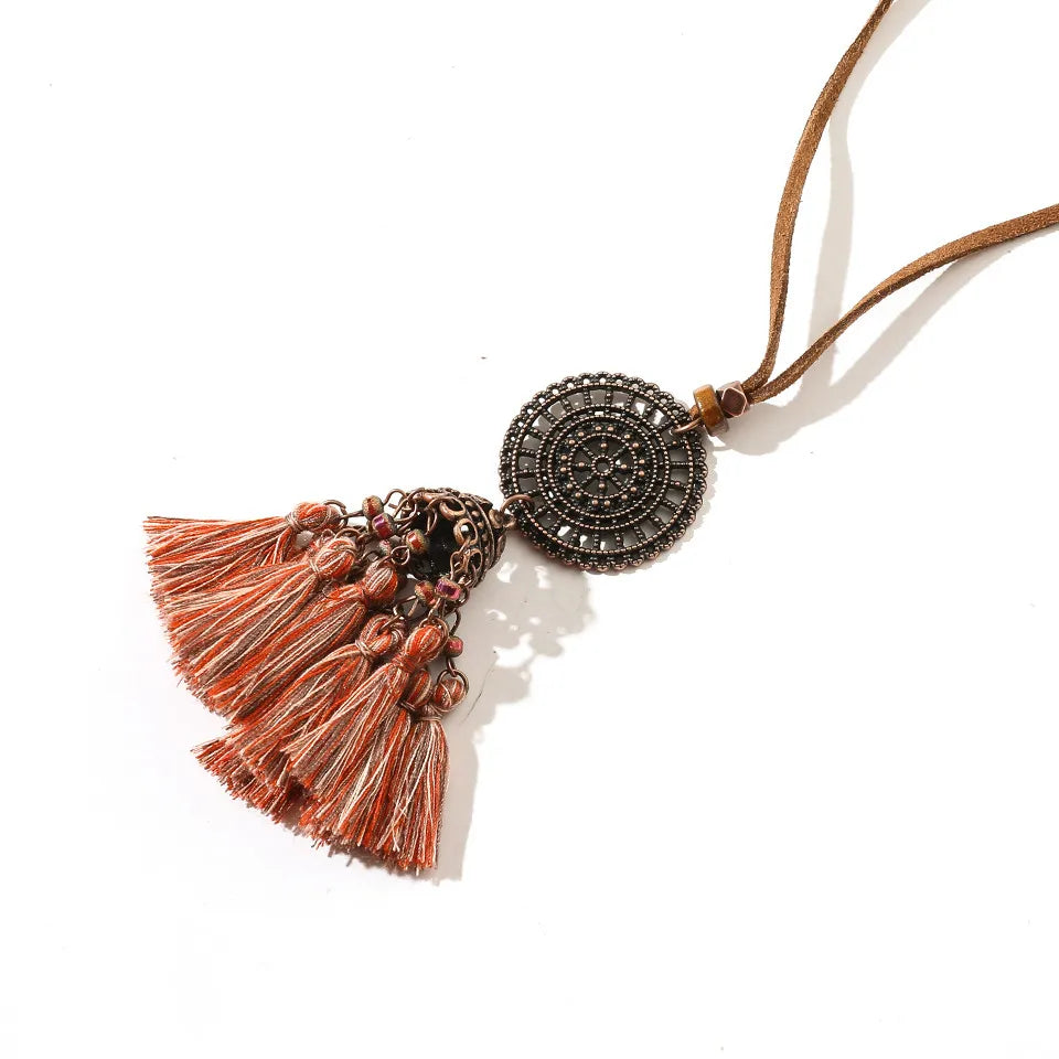 Boho Sundry Color Tassel Pendants