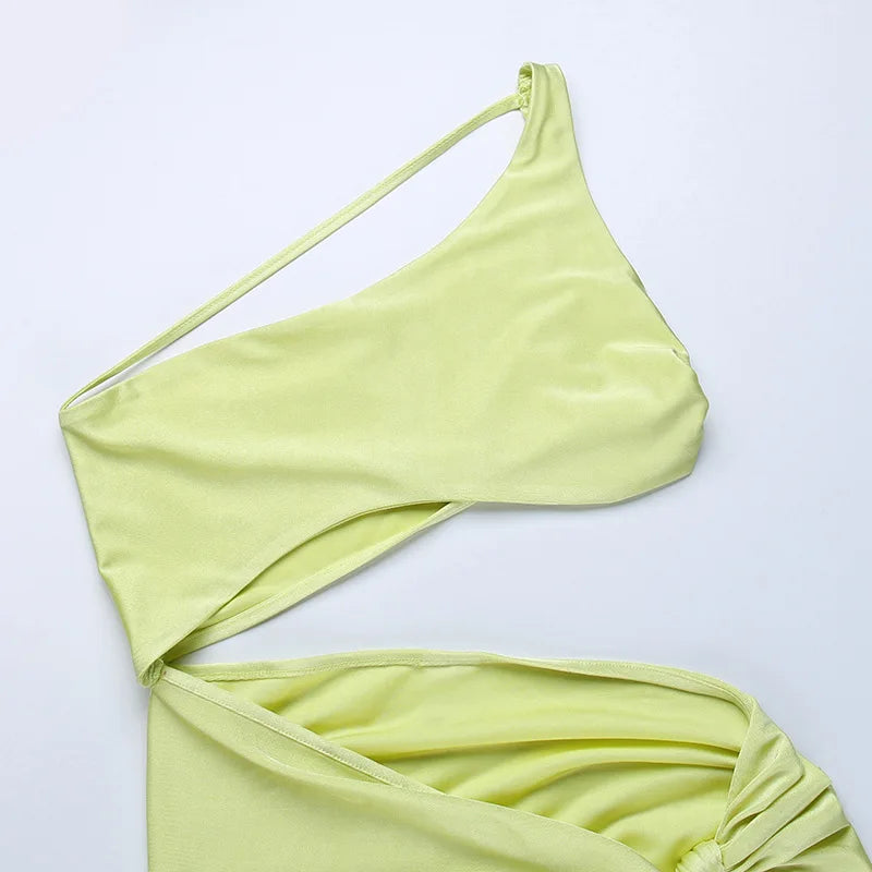 Hollow Out Bodycon Split Dress