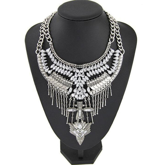 Bohemian Carved Vintage Necklace Necklaces - The Burner Shop