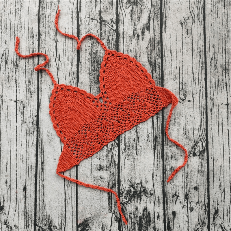 Boho Chic Crochet Lace Knit Cami Tops - The Burner Shop
