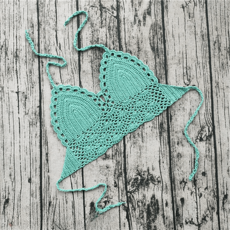 Boho Chic Crochet Lace Knit Cami Tops - The Burner Shop