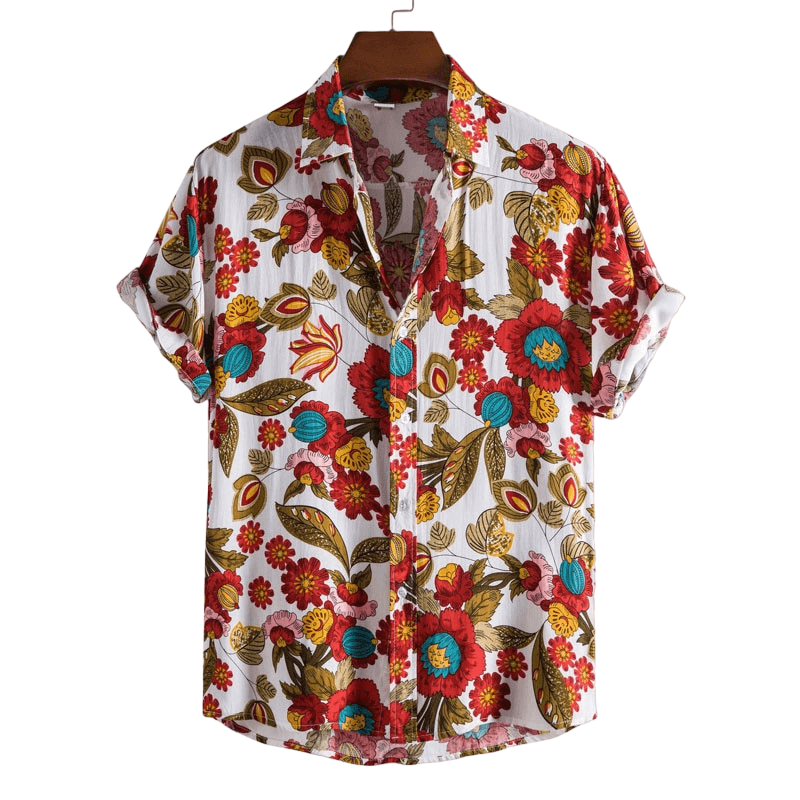 Boho Chic Floral Shirts Shirts - The Burner Shop