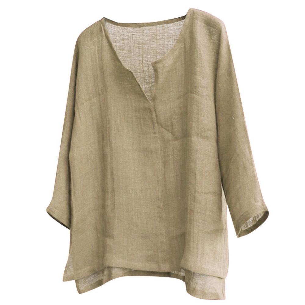 Boho Chic Loose Linen Shirts Shirts - The Burner Shop