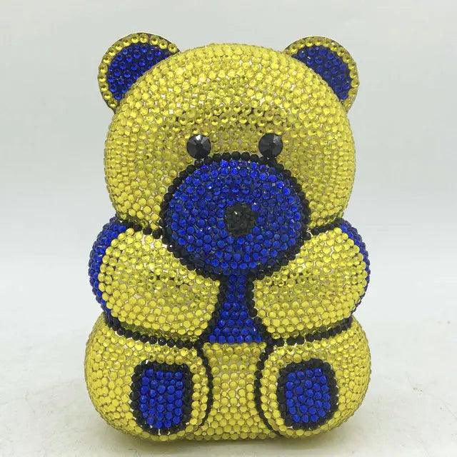 Crystal Teddy Bear Hard Case Bags Bags - The Burner Shop