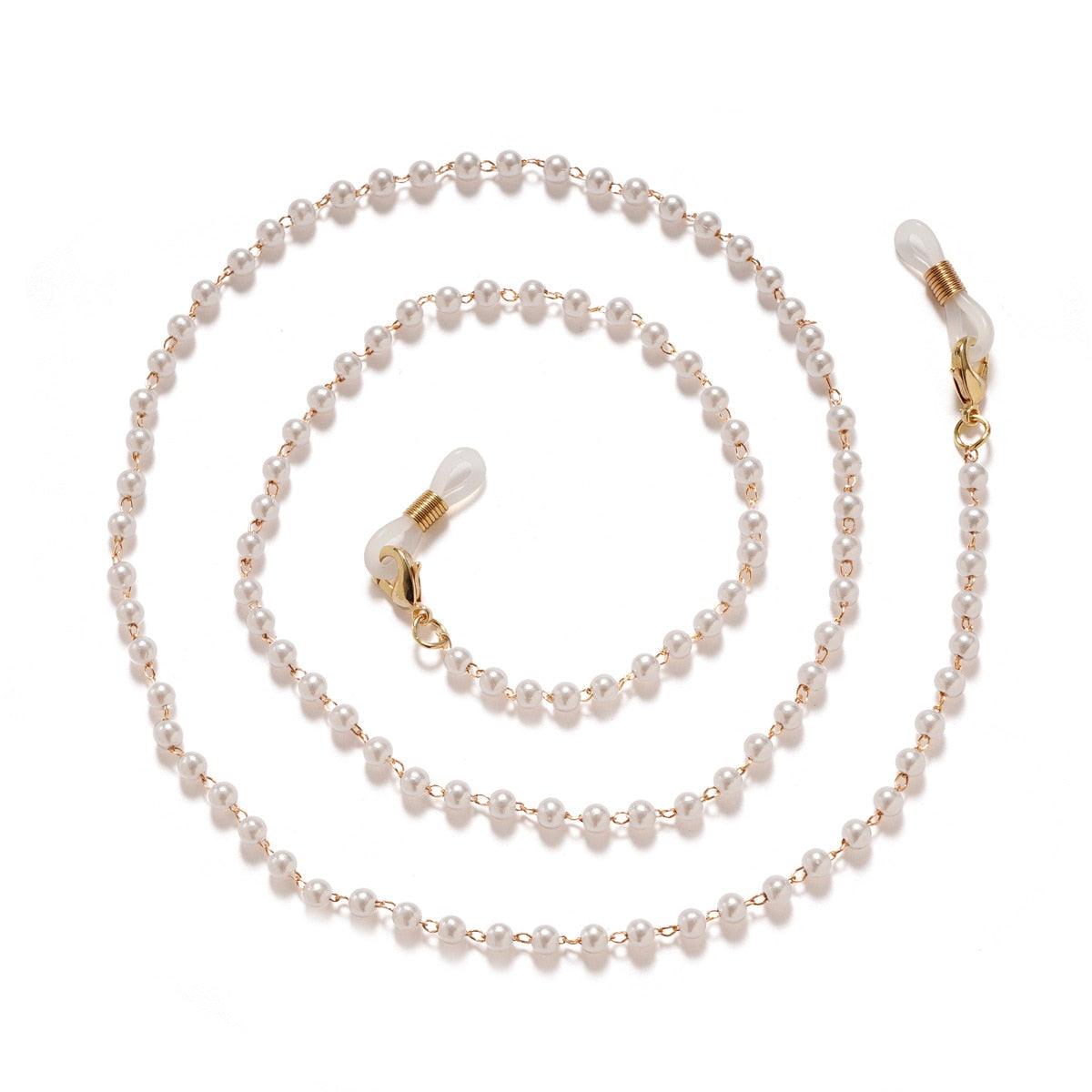 Eyewear Chain in Pearls Eyewear Accessories - The Burner Shop
