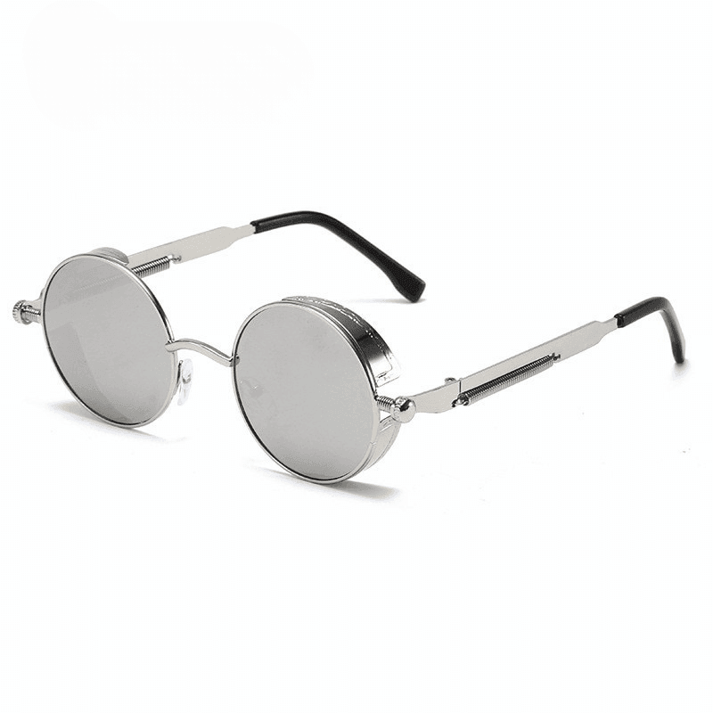 Fox Steampunk Round Sunglasses Sunglasses - The Burner Shop
