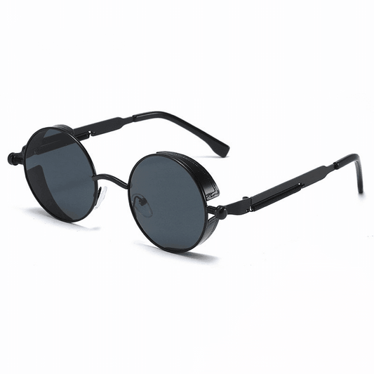 Fox Steampunk Round Sunglasses Sunglasses - The Burner Shop