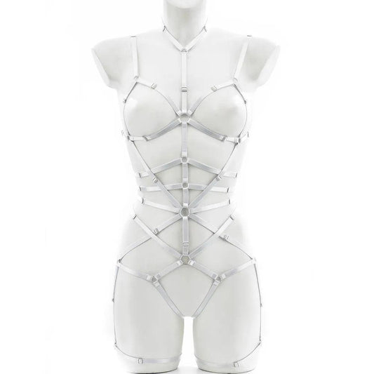 Gothic Leather Body Harness Body Harness - The Burner Shop