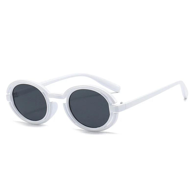 Jazzy Retro Oval Sunglasses Sunglasses - The Burner Shop