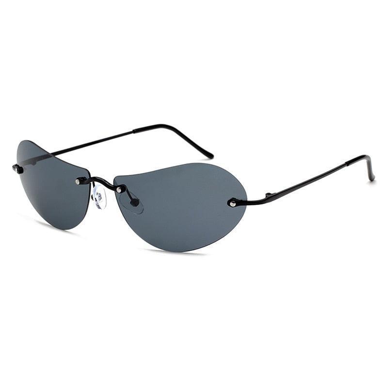 Matrix Neo Retro Oval Sunglasses Sunglasses - The Burner Shop