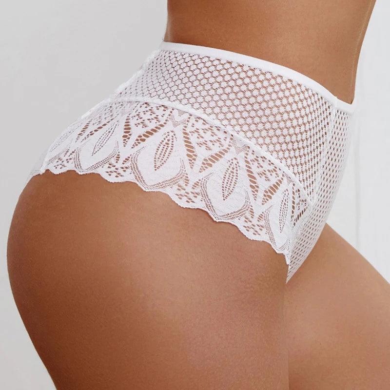 Mid-Rise Lace Panties Panties - The Burner Shop