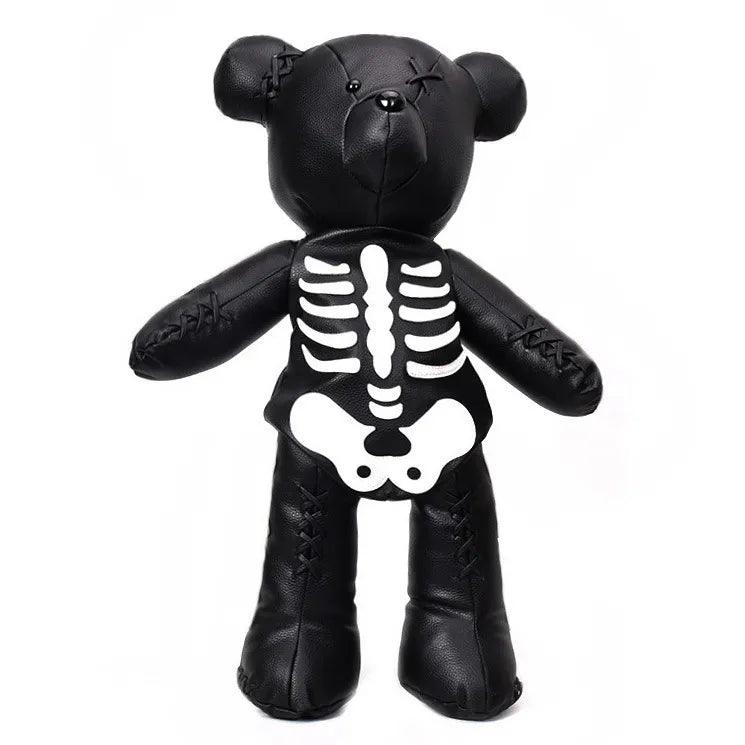 Punk Skeleton Bear Backpack Backpacks - The Burner Shop