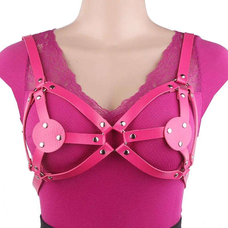 Sexy Gothic Leather Body Harness Body Harness - The Burner Shop