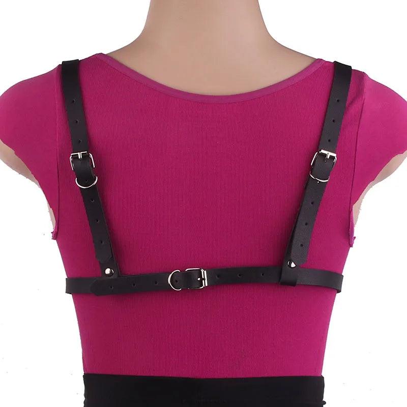 Sexy Gothic Leather Body Harness Body Harness - The Burner Shop