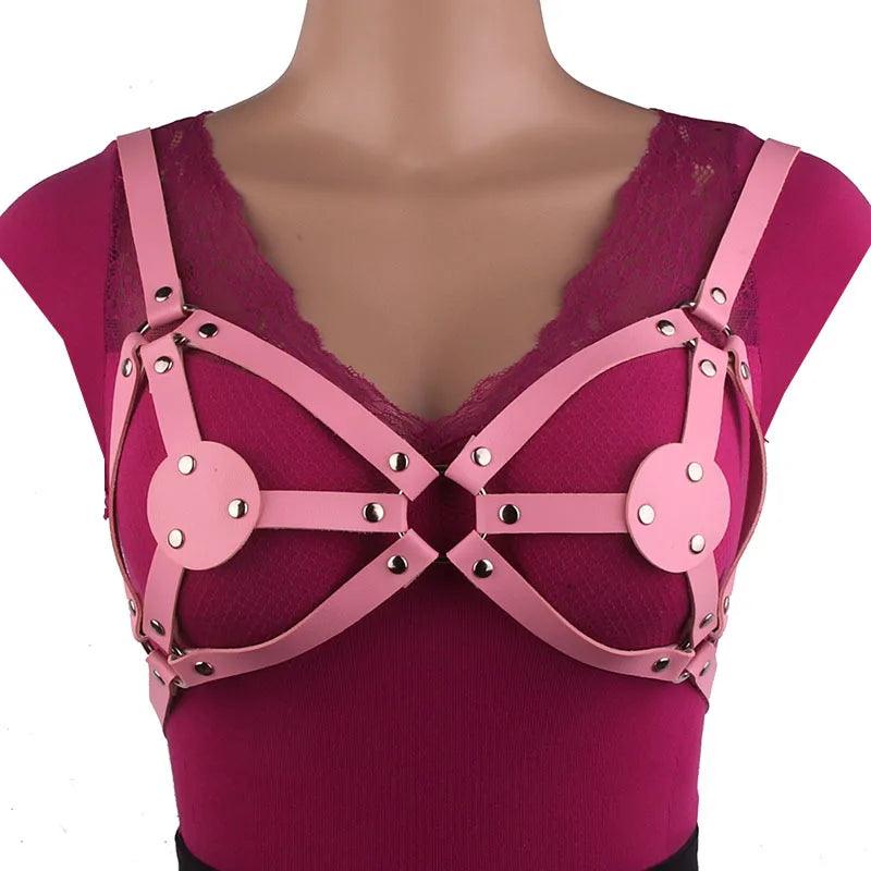 Sexy Gothic Leather Body Harness Body Harness - The Burner Shop