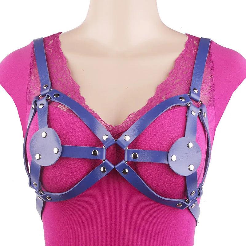 Sexy Gothic Leather Body Harness Body Harness - The Burner Shop