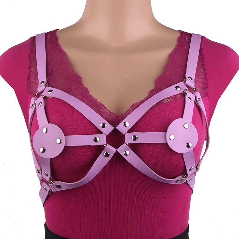 Sexy Gothic Leather Body Harness Body Harness - The Burner Shop