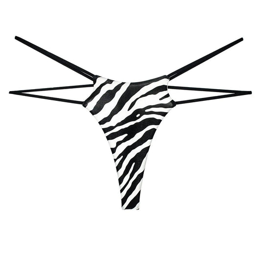 Sexy Patterned Slim Thong Thongs - The Burner Shop