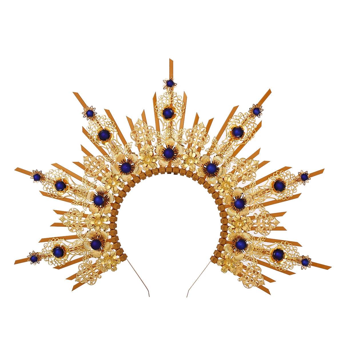 Vintage Gothic Halo Goddess Crown Head Piece - The Burner Shop