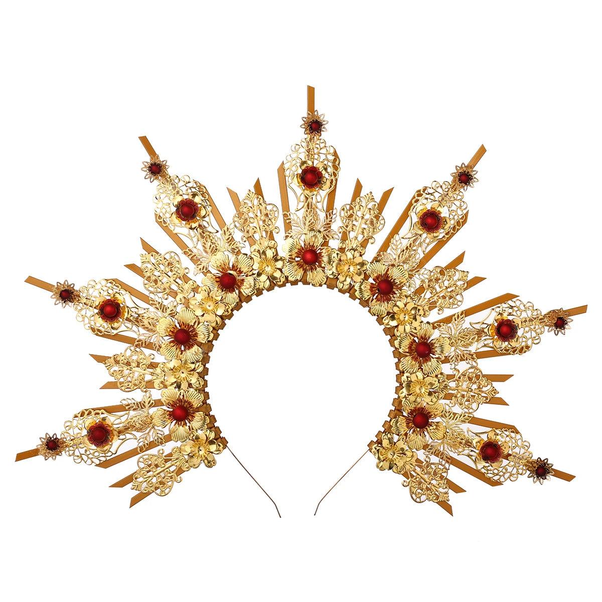 Vintage Gothic Halo Goddess Crown Head Piece - The Burner Shop