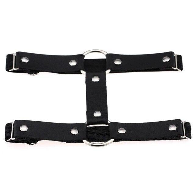 Adjustable Leather Leg Harness Garter Belt The Burner Shop Adjustable Leather Leg Harness Garter Belt The Burner Shop