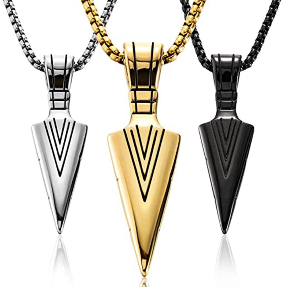 Arrow Pendant Necklace Necklaces - The Burner Shop