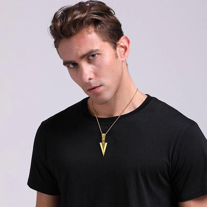 Arrow Pendant Necklace Necklaces - The Burner Shop