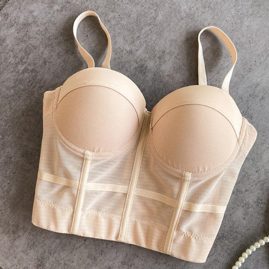 Bead Detail Corset Top Corsets - The Burner Shop