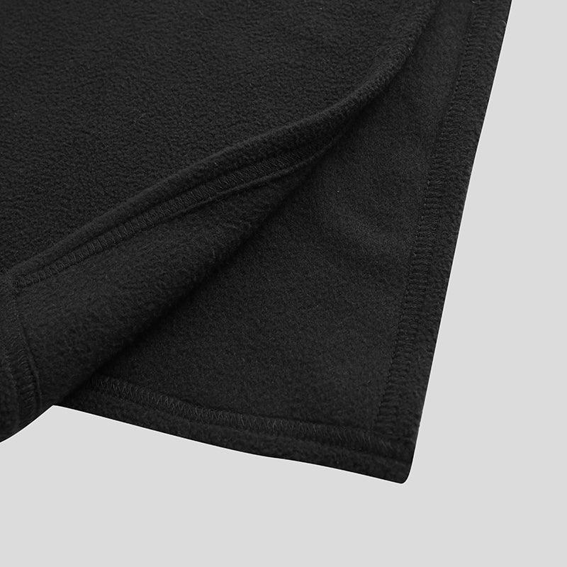 Black Hooded Poncho Ponchos - The Burner Shop