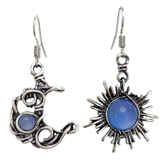 Bohemia Sun And Moon Earrings Earrings - The Burner Shop