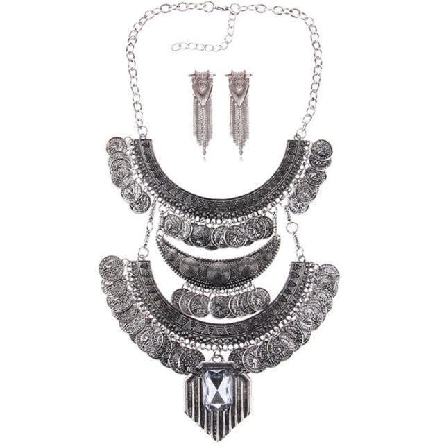 Bohemian Maxi Pendant Necklaces Necklaces - The Burner Shop