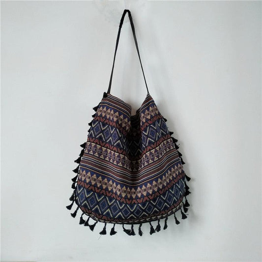 Bohemian Tassel Fringe Shoulder Bag bags - The Burner Shop