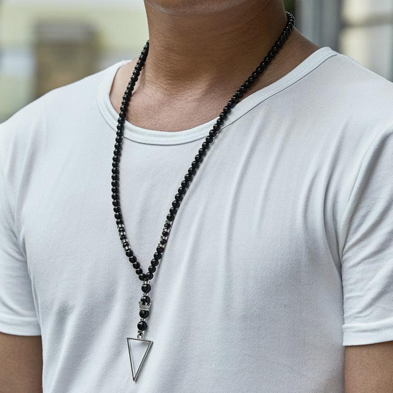 Boho Beaded Arrow Pendant Necklace Necklaces - The Burner Shop