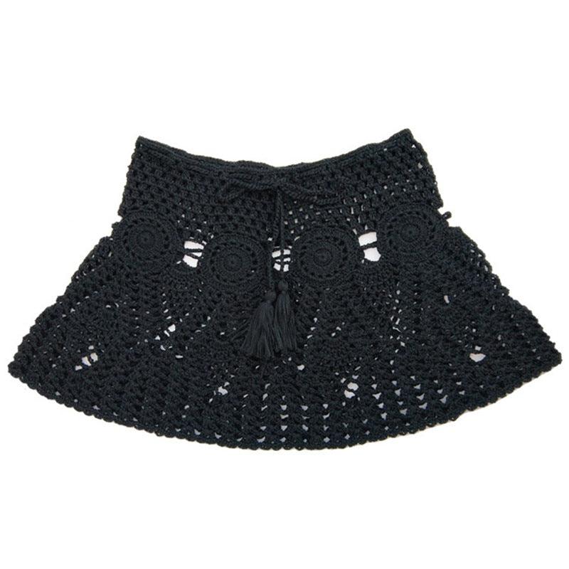 Boho Chi Crochet Mini Skirt Skirts - The Burner Shop