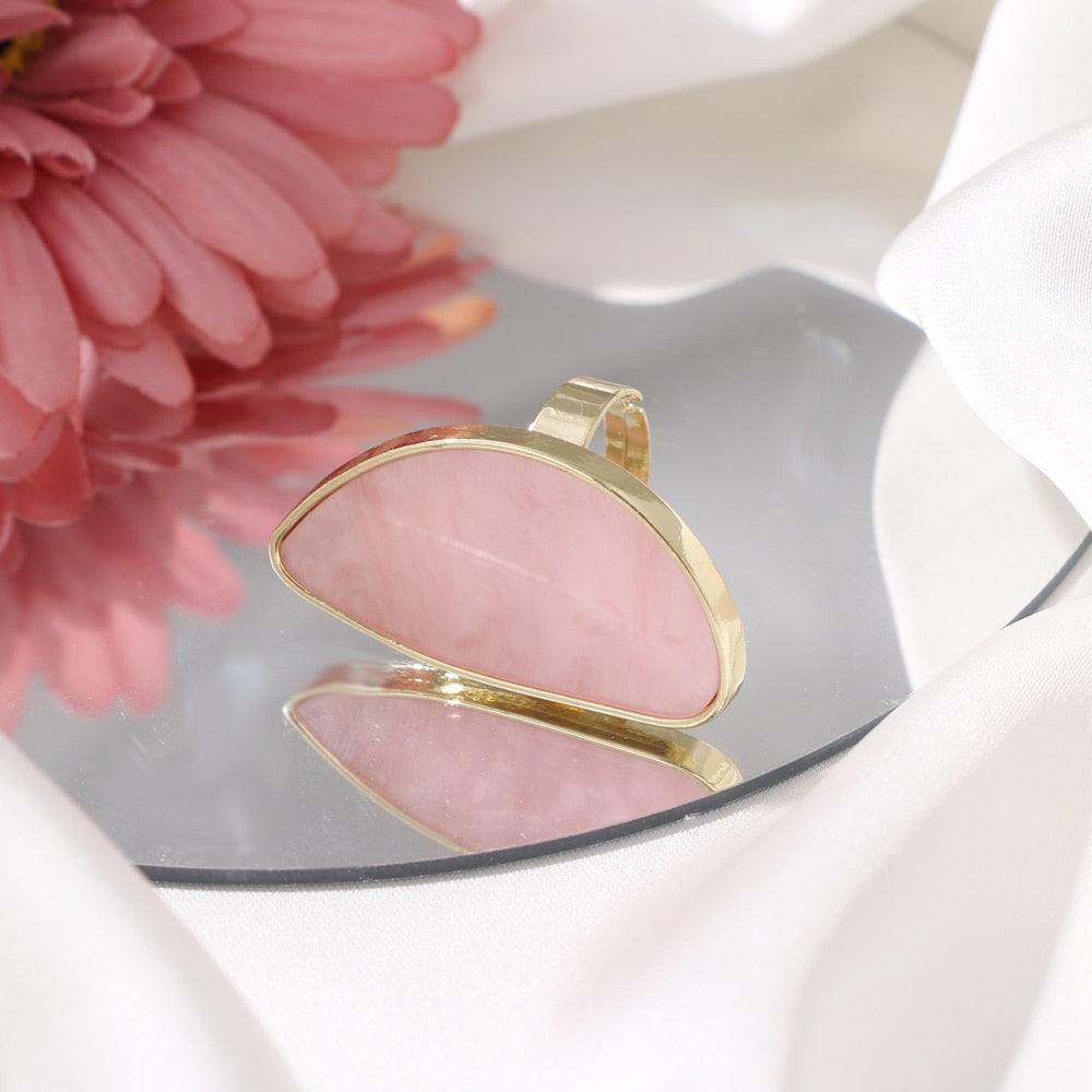 Boho Chic Adjustable Oval Ring Rings - The Burner Shop