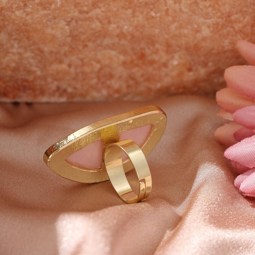 Boho Chic Adjustable Oval Ring Rings - The Burner Shop
