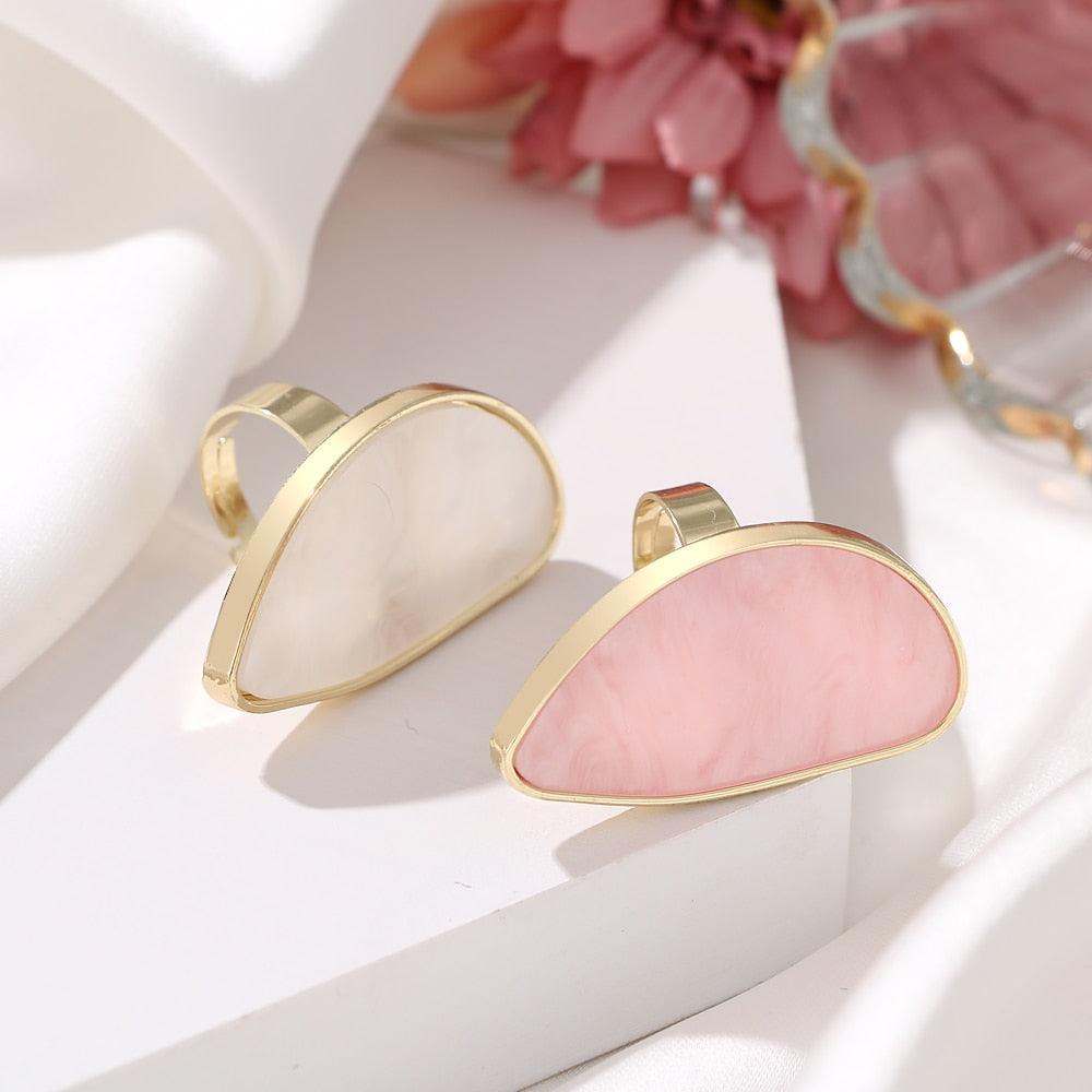 Boho Chic Adjustable Oval Ring Rings - The Burner Shop