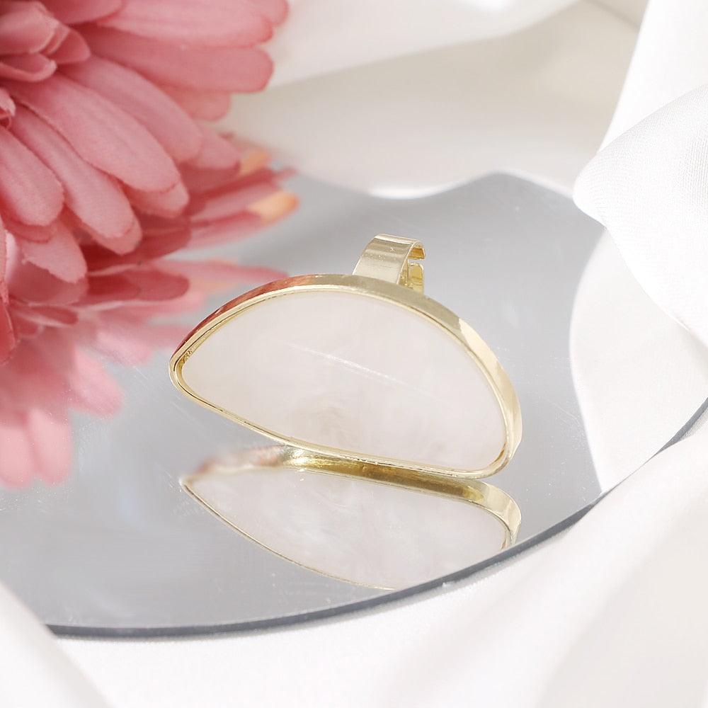 Boho Chic Adjustable Oval Ring Rings - The Burner Shop