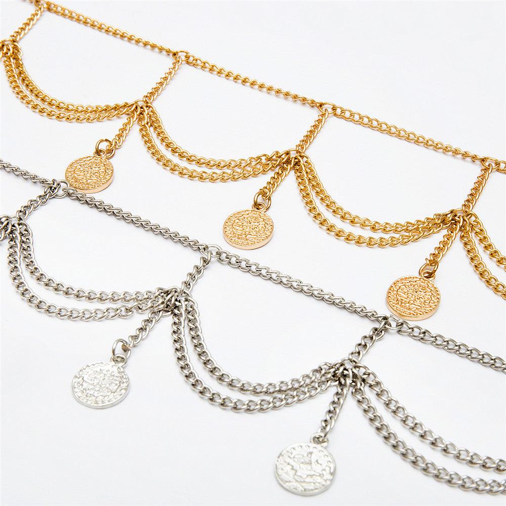 Boho Chic Coin Belt Body Jewelry - The Burner Shop