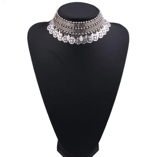 Boho Chic Coin Necklace Necklaces - The Burner Shop