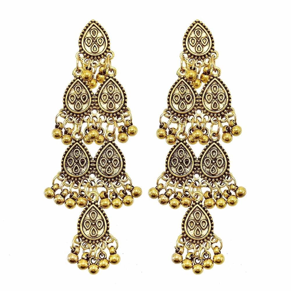 Boho Chic Drop Earrings Earrings - The Burner Shop