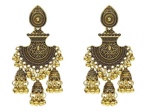 Boho Chic Drop Earrings Earrings - The Burner Shop