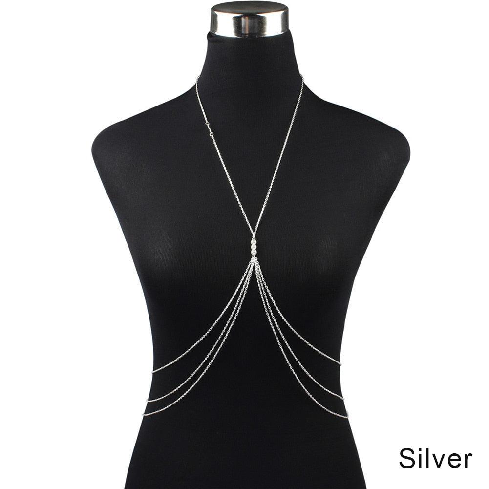 Boho Chic Harness Necklace Necklaces - The Burner Shop