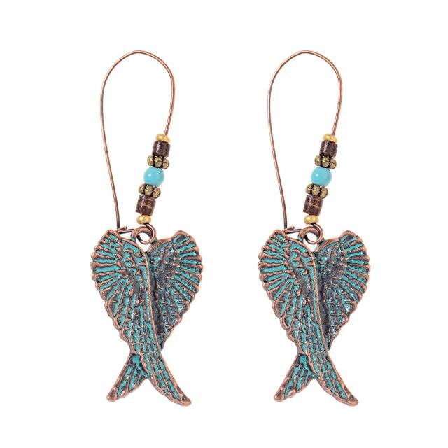 Boho Chic Long Chain Dangle Earrings Earrings - The Burner Shop