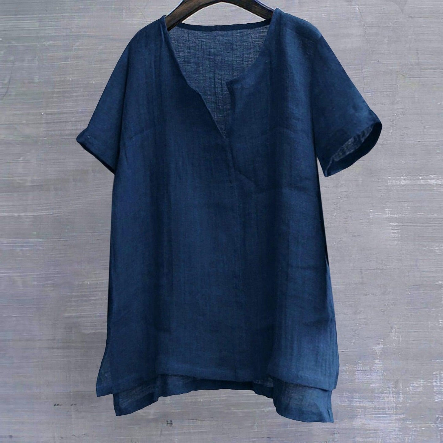Boho Chic Loose Linen Shirts Shirts - The Burner Shop